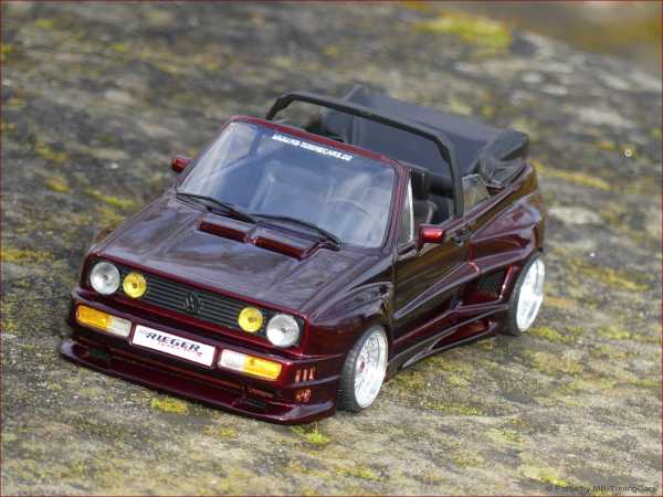 1:18 VW Golf 1 MK1 GTI Cabrio - RIEGER GTO CANDY FRED EDITION inkl OVP